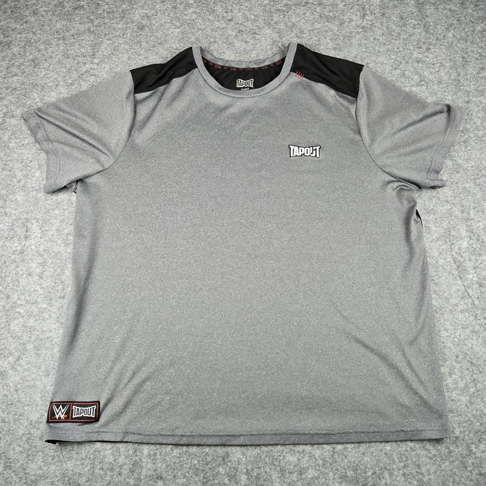 Tapout‎ WWE performance 100% Polyester Workout XXL 2XL T-Shirt Moisture Wick MMA